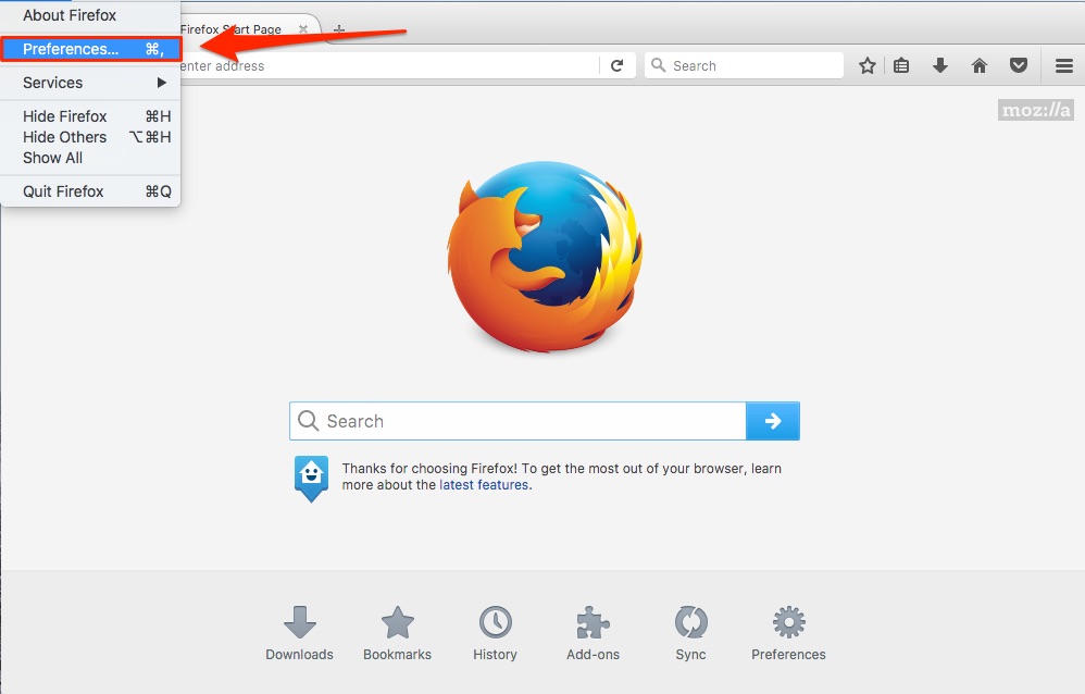 Clear Browser - Firefox 1